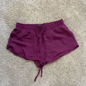 Purple shorts